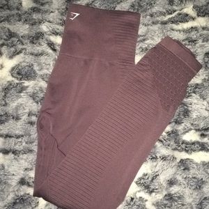 Gymshark Energy Seamless Leggings in Purple Wash